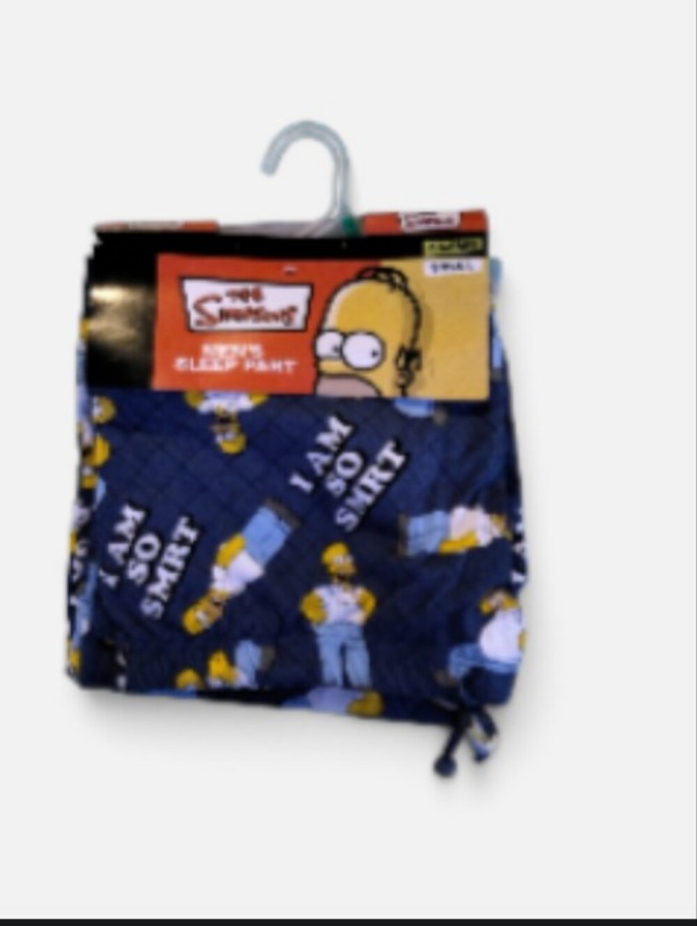 Vintage Women's Navy Blue Printed Sleep Pants - The Simpsons Homer Size XL Nwt